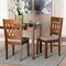Baxton Studio Florencia Modern Grey Fabric and Walnut Brown Finished Wood 2-Piece Dining Chair Set 231-2PC-13208-ZORO - alternate 9